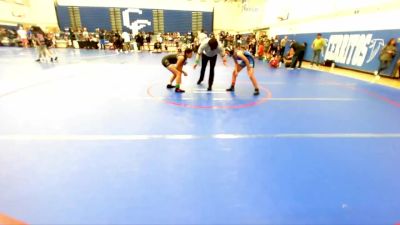 100-105 lbs Round 3 - London Simes, Rancho Bernardo Wrestling vs Addie Thompson, Terminators