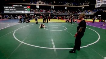 5A 100 lbs Semifinal - Noah Kovach, Azle vs Sofia De Alba, San Antonio MacArthur