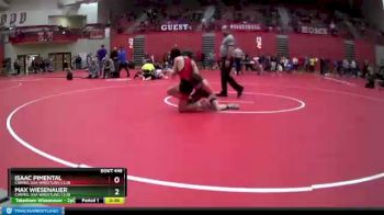 106 lbs Cons. Round 2 - Max Wiesenauer, Carmel USA Wrestling Club vs Isaac Pimental, Carmel USA Wrestling Club