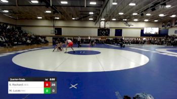 165 lbs Quarterfinal - Steven Rochard, Coast Guard vs Matt Lucas, Roger Williams