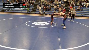 132 lbs Quarterfinal - Ty J Pokorski, Omaha Westside vs Sean Johnston, Omaha Westview
