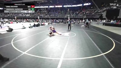 Champ. Round 1 - Shea Richter, Watertown vs Emerson Harwood, Rapid City Stevens