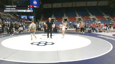 132 lbs Quarters - Joseph Leick, Iowa vs Lewis Davis, Arkansas