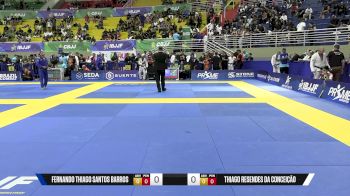 Thiago Resendes Da Conceição vs Fernando Thiago Santos Barros 2025 Brasileiro Jiu-Jitsu IBJJF