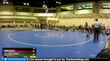 145 lbs Round 4 (10 Team) - Jake Dolan, Ohio Titan Blue vs Dayveon Rupert, Michigan Blue