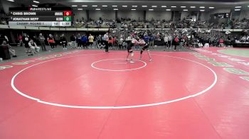 150 lbs Champ. Round 1 - Jonathan Neff, Aledo vs Chris Brown, Amarillo