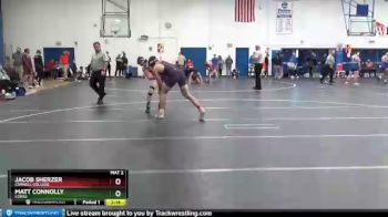 174 lbs Quarterfinal - Jacob Sherzer, Cornell College vs Matt Connolly, Loras