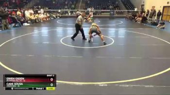 170 lbs Quarterfinals (8 Team) - Owen Osden, Richmond Hill HS vs Cade Sousa, Creekview