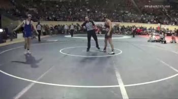 4A-195 lbs Quarterfinal - Justus Conway, Newcastle vs Roman Garcia, Wagoner