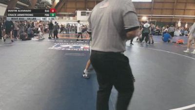 106 lbs 3rd Place - Dustin Alvarado, Black Fox Wrestling Academy vs Chace Armstrong, Ponaganset