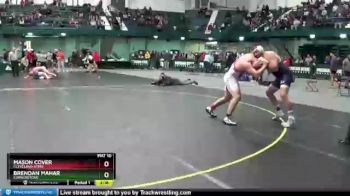285 lbs Champ. Round 2 - Mason Cover, Cleveland State vs Brendan Mahar, Cornerstone