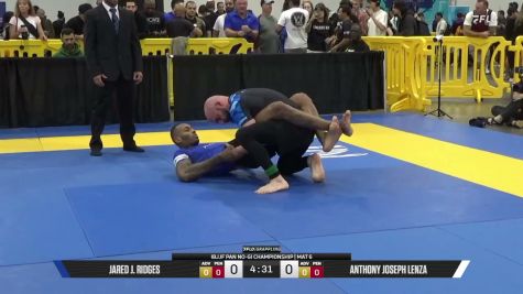 Anthony Joseph Lenza vs Jared J. Ridges 2026 Pan IBJJF Jiu-Jitsu No-Gi Championship