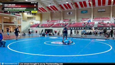 49-54 lbs Round 2 - Kuechly Faulkenberry, Smoky Mountain Youth Wrestling vs Asa Wilson, Wolverine Wrestling Club