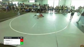 78 lbs Quarterfinal - Jeremiah Castillo, Hemet Youth WC vs Tayler Brown, East Idaho Elite