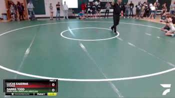 75 lbs Champ. Round 1 - Lucas Eakerns, Wyoming vs Darris Todd, Green River Grapplers Wrestling