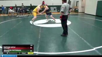 285 lbs 1st Place Match - Nathan Sayle, Buckhorn vs Brandon Patterson, Buckhorn