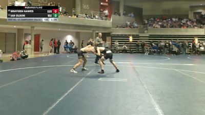 127 Championship Bracket 7th Place Match - Ian Olson, Waconia vs Brayden Hawes, Elk River