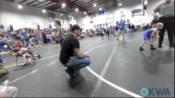 43 lbs Semifinal - Zuriel Rascon, Bridge Creek Youth Wrestling vs Asher Marquez, Choctaw Ironman