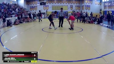 150 lbs Champ. Round 2 - Laird Duhaylungsod, NFWA vs Julian Bell, Pasco Wolfpack WC