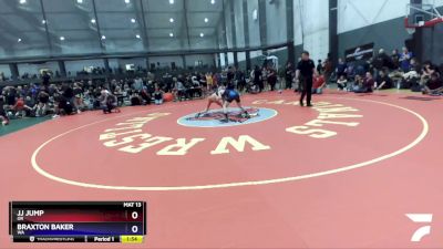 102 lbs Quarterfinal - Jj Jump, OR vs Braxton Baker, WA