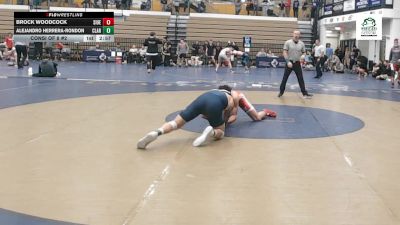 165 lbs Consi Of 8 #2 - Brock Woodcock, Southern Illinois vs Alejandro Herrera-Rondon, Clarion