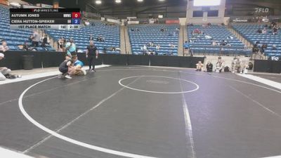 207 lbs 1st Place Match - Autumn Jones, Northern Colorado Wrestling Club vs Ciera Hutton-Spieker, Ottawa University
