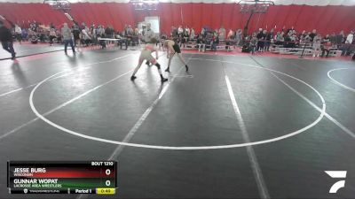 138 lbs Cons. Round 5 - Jesse Burg, Wisconsin vs Gunnar Wopat, LaCrosse Area Wrestlers