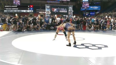 100 lbs Champ. Rd Of 32 - Rebecca Marin, Florida vs Nicole Abrego, Kansas