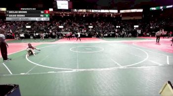 70 lbs Champ. Round 1 - Declan Brown, TBG1 vs Julius Sesma, PWCA