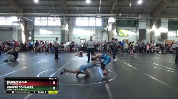 80 lbs Round 2 - Onofre Gonzales, Black Fox Academy vs Hayden Black, 84 Athletes