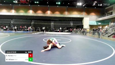 197 lbs Consi Of 16 #2 - Steven Karas, San Francisco vs Wesley Wilson, Cal Poly