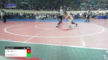 110 lbs Round Of 16 - Hayden Brinlee, D3 Wrestling Cluib vs DENTON OLINGER, MARLOW OUTLAWS JH