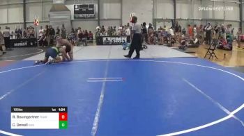 195 lbs Quarterfinal - Braden Baumgartner, Team Vision Quest vs Caden Dewall, Kwa