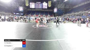 220 lbs Rnd Of 32 - Hayden Haynes, North Carolina vs Brady Vaughan, Michigan
