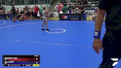 71 lbs 7th Place Match - Hunter Carl, PA vs Ira Samm, MO