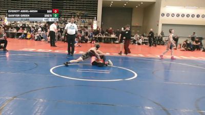 77 lbs Rr Rnd 2 - Everett Abdel-Misih, Barn Brothers Wrestling Academy vs Sawyer Green, SAVAGE Wrestling Academy - ESC