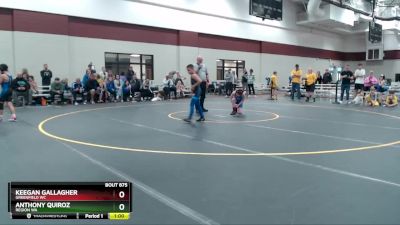 80-91 lbs Round 4 - Keegan Gallagher, Greenfield WC vs Anthony Quiroz, Region WA