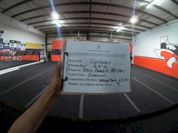 The Texas Bandits - Generals [L3 Senior Coed - D2] 2021 Varsity All Star Winter Virtual Competition Series: Event V
