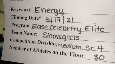 East Celebrity Elite - Showgirls [L4 Senior - Medium] 2021 Beast of The East Virtual Championship
