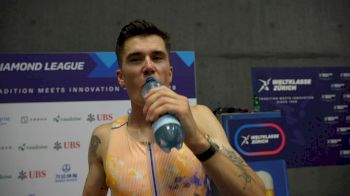 Jakob Ingebrigtsen After 1500m In Zurich