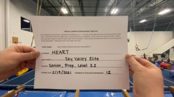 Sky Valley Elite - Senior Black [L2.2 Senior - PREP] 2021 Varsity Rec, Prep & Novice Virtual Challenge IV