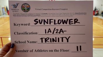 Trinity High School [1A/2A Game Day] 2020 KSHSAA Game Day Spirit Virtual Showcase