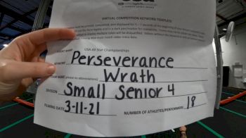 Cheerforce San Diego - Wrath [L4 Senior] 2021 USA All Star Virtual Championships