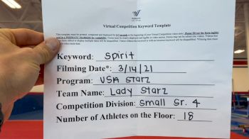 USA Starz - Lady Starz [L4 Senior - Small] 2021 PacWest Virtual Championship