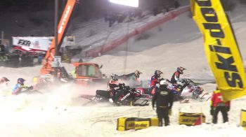 Highlights: Seneca Allegany Snocross National 2025 | Pro Race 2/3 Friday