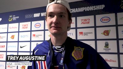 Trey Augustine Reflects On Team USA's Gold Medal Win At The 2024 World Juniors