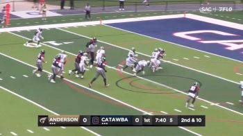 Catawba Football's LJ Turner Highlights vs Anderson Football