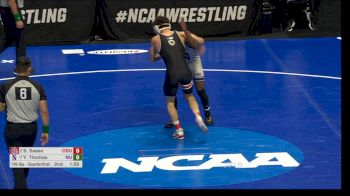 149 lb Quarterfinal, Yahya Thomas, Northwestern vs Sammy Sasso, Ohio State