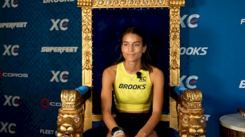 Lily Alder before 2025 Brooks XC Championships