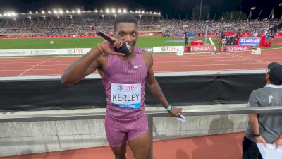 Fred Kerley Says Big Things are On The Horizon After Lausanne Diamond League 200m